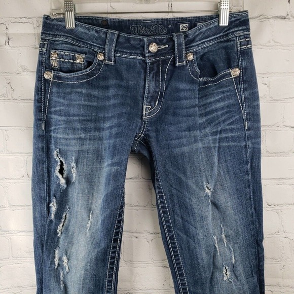 Womens‎ Miss Me JP5182B7 Boot Jeans! Size 29x34 - Picture 3 of 13